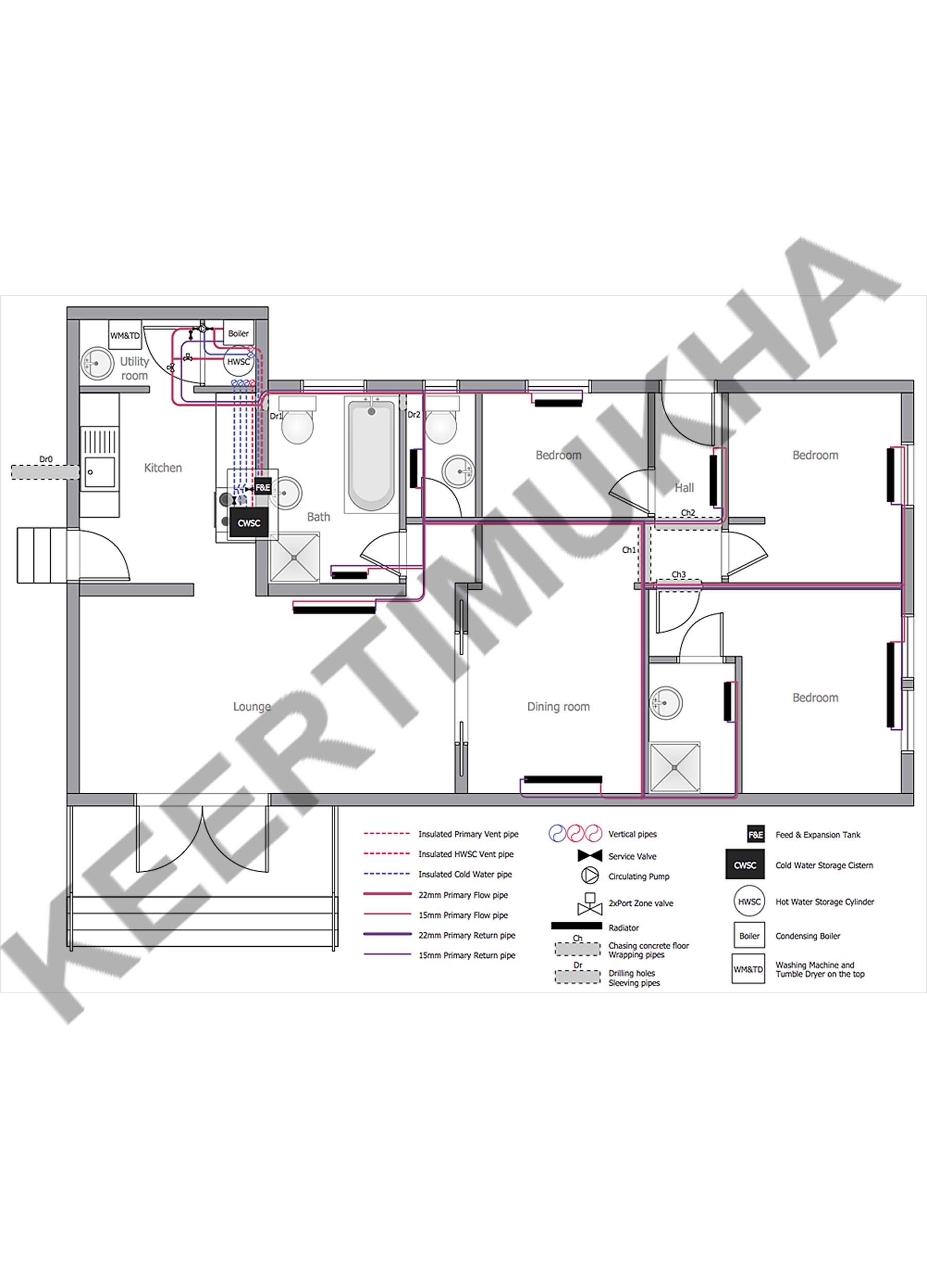 Plumbing Layout Plans